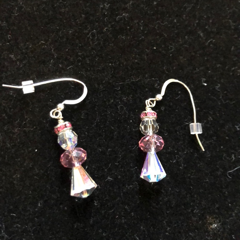 Handmade Pink Angel 😇 earrings